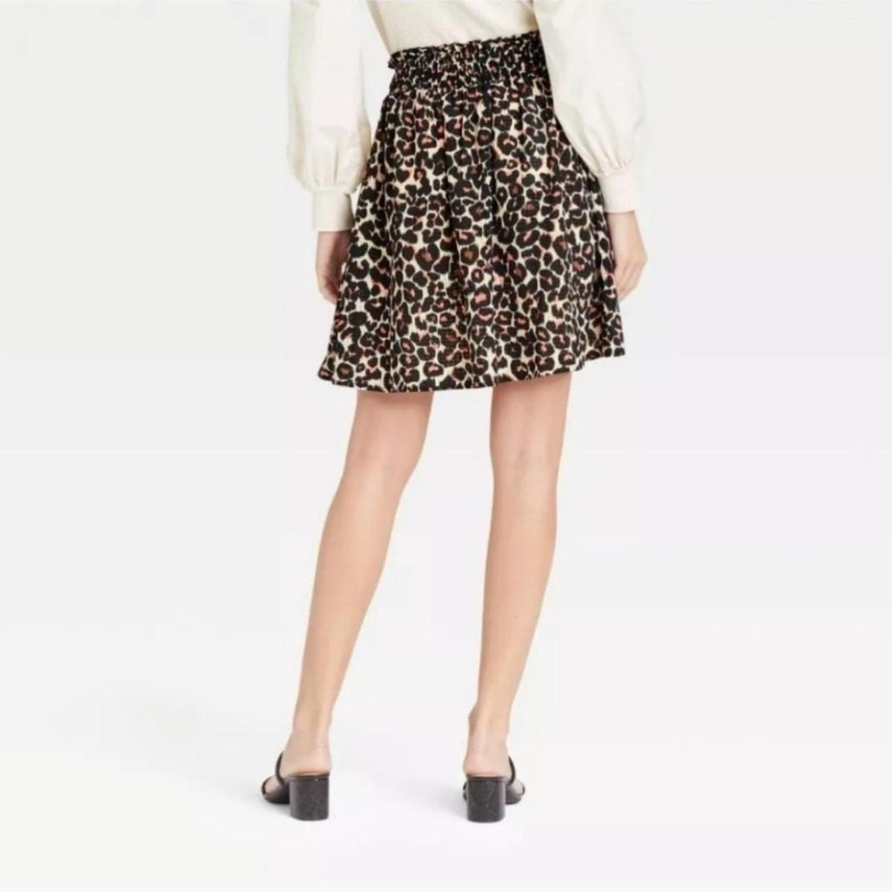 Who What Wear Leopard Print Skirt Size Large